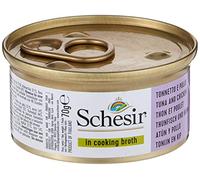 Schesir Nourriture pour Chat, Bouillon, Thon/Poulet, 280 g