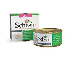 SCHESIR Poulet à l'aloe vera pour chiots 150 g