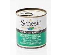 Schesir Poulet avec Epinards en gelée pour chien 16 x 285 g G