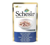 SCHESIR pour chats Adult thon avec perche 85g