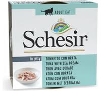 SCHESIR pour chats Oceanic Adult thon en gelée avec Advil 85g