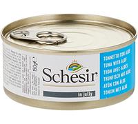 Schesir Puppy Aliment pour Chiens, Thon avec Aloès, 1 boîte de 150 g