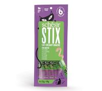 Schesir, Snack pour Chats Stix au Canard (12 sachets de 6 collations)