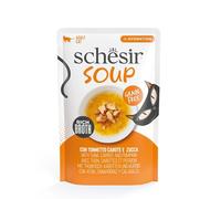 Schesir Soupes hautement hydratantes 12 x 40 g différentes saveurs 12 x 40 g Thon et citrouille