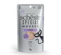 Schesir Special Light, Nourriture Humide complète en Mousse (enveloppes 12 de 70 g)