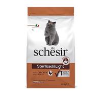 Schesir Chat Adulte Stérilisé Et Léger Riche En Poulet 1,5 Kg