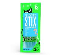 SCHESIR STIX Snack unidoses appétissantes pour chat 12 (sous) x 6 (tubes) x 15 g | 72 tubes (thon)