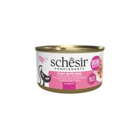 Schesir Chat Thon Avec Jambon Dans Bouillon De Poisson Pour Chats Boîte De 70 Gr