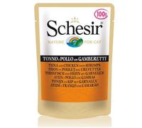 SCHESIR Thon avec poulet et crevettes 50g