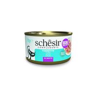 Schesir, Thon en Bouillon, Nourriture Humide complémentaire pour Chats, Recette Originale, 100% Naturelle, 12 boîtes de 70 g