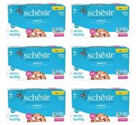 SCHESIR Thon en bouillon pour chats 36×50 g
