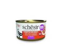 Schesir, Ton avec Citrouille en Bouillon, Nourriture Humide complémentaire pour Chats, Recette Originale, 100% Naturelle, 12 boîtes de 70 g