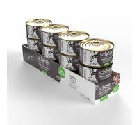 Schesir, Ton avec seiche en gélatine, Nourriture Humide complète pour Chats, en boîte, avec vitamines ajoutées, 100% Naturel, 12 x 85 g