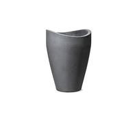 Scheurich 54265 254/40 Wave Globe High Pot De Fleurs Plastique Granit Noir 30 X 30 X 40 Cm