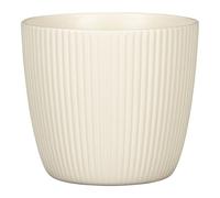 Scheurich Aura - Pot de fleurs en céramique - Couleur : crème - Diamètre : 20,8 cm - Hauteur : 18,5 cm - Volume : 8,004 l