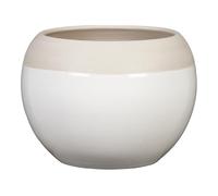 Scheurich Bola - Pot de fleurs en céramique - Couleur : blanc - Diamètre : 17,5 cm - Hauteur : 16,5 cm - Volume : 4,3 l