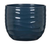 Scheurich Breeze - Pot de fleurs en céramique - Deep Ocean - 23,8 cm de diamètre - 20,3 cm de haut - 6,909 litres de volume