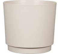 Cache-pot rond - GARDEN ID - Plano - Ø 25 - 7 L - H 22 cm - Blanc chaud