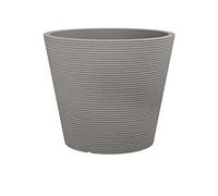 Scheurich Coneo Pot de Fleurs en Plastique Taupe Granit 49 cm de diamètre 39,4 cm de Hauteur 46 l