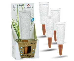 Scheurich Copa M Distributeur d'eau, distributeur d'eau, boule d'irrigation, vert transparent (4, transparent)