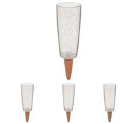 Scheurich Copa Réservoir d'eau en Plastique, Couleur : Copa M, Transparent Transparent, 9 cm de Large, 6,5 cm de Profondeur, 18 cm de Haut, 0,2 l de vol. (Lot de 4)