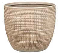 Scheurich Corteza Pot de fleurs en céramique couleur canela 25,5 cm de diamètre, 22,1 cm de haut, 8 l vol.
