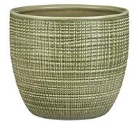 Scheurich Corteza - Pot de fleurs en céramique - Menta - Diamètre : 21,5 cm - Hauteur : 19,3 cm - Volume : 4,9 l