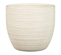 Scheurich Corteza Pot de fleurs en céramique Vainilla 18,8 cm de diamètre, 16,9 cm de haut, 3,4 l de vol.