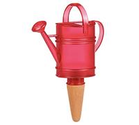 Scheurich Distributeur d'eau Nelly - 1 x Rouge - Capacité : 110 ML - Petite Boule d'irrigation avec Pied d'argile - Distributeur d'eau pour Plantes et Fleurs - Tige en Terre Cuite