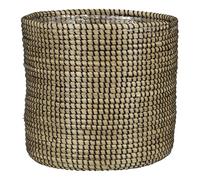 Scheurich Jonc de mer 32 - Pot en Osier - en jonc de mer - Couleur : Noir - Diamètre : 32 cm - Hauteur : 30,5 cm - Volume : 26,9 l