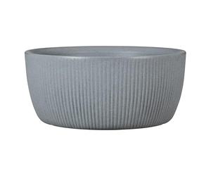 Scheurich Linetto Bowl 40 Pot de Fleurs Rond en Plastique recyclé Gris Pierre Utilisation en extérieur