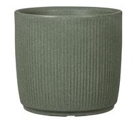 Scheurich Linetto Lot de 40 Pots de Fleurs Ronds pour l'extérieur Vert foncé Fabriqué en Plastique recyclé