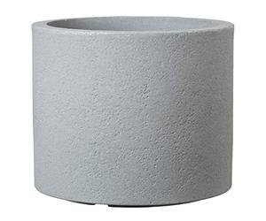 Scheurich Panzano 30, bac à Plantes/Pot de Fleurs/jardinière, Rond, Couleur : Granit Noir, fabriqué avec du Plastique recyclé, Garantie 10 Ans, pour l'extérieur