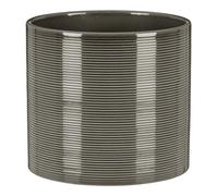 Scheurich Pot de fleurs en céramique, Couleur: Gris verre, 19 cm de diamètre, 17 cm de hauteur, 4 l de volume.