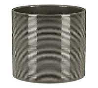 Scheurich Pot de fleurs en céramique, couleur gris verre, 28 cm de diamètre, 25 cm de haut, 13 l de vol.