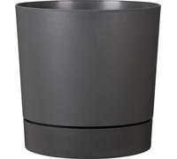 Scheurich Pot de Fleurs Plano+ Metallic Grey - Ø 39 cm