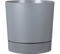 Scheurich Pot de Fleurs Plano+ Pure Grey - Ø 39 cm