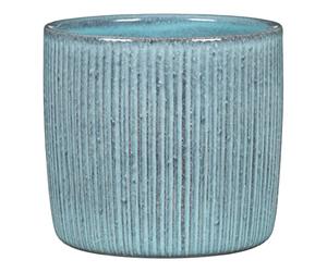 Scheurich Solido Linea Lagoon Pot de Fleurs en céramique, 21,2 cm de diamètre, 19,3 cm de Haut, 5,6 l de vol.