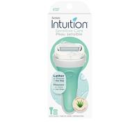 Schick Intuition Sensitive Care Razor for Women with 2 Moisturizing Razor Blade Refills with Natural Aloe