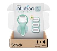Rasoirs Schick Intuition pour femmes peau sensible | 1 Rasoir & 4 Lames de Rasoir Intuition Recharge l'Alos Bio