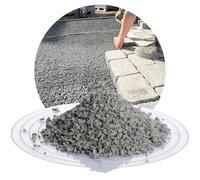 Schicker Gravillons de pose pour pavés en diabase 1-5 mm, sac 25 kg, lit de pose drainant gris à grains anguleux, robuste gel/sel, pour allées carrossables, cours et terrasses