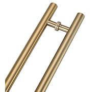 Schiebetürgriff-Set für Scheunentore - rostfrei, beidseitige Beschläge für Holz-/Glas-/Metalltüren, fingerabdruckresistenter Griff, erhältlich in Längen Von 50,8-149,9 cm, langlebig und stil