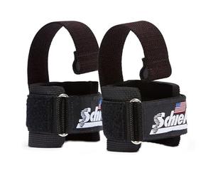 Schiek Sangles de traction avec protection poignet et cale, Schiek Sports Zughilfen mit Handgelenkschutz und Verschlussdübel Modell 1000 DLS, noir