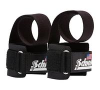Schiek Sports 1000-PLS Deluxe Power Lifting Sangles de poignet - Bandes de poignet d'haltérophilie (noir)