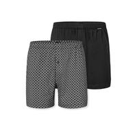 Schiesser 2 Pack Boxershorts Baumwolle Jersey Weich Multipack-Jerseyboxer Caleçon Boxeur, Assortiment 5_182427, 7 Hommes
