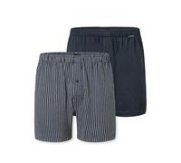 Schiesser 2 Pack Boxershorts Baumwolle Jersey Weich Multipack - Jerseyboxer Caleçon Boxeur Homme, Assortis 2_182427, 7