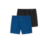Schiesser 2 Pack Boxershorts Baumwolle Jersey weich sous-vêtement, Assorti 1_180931, S (Lot de 2) Homme