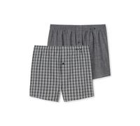 Schiesser 2 Pack Boxershorts Web sous-vêtement, Noir_180500, XL (Lot de 2) Hommes