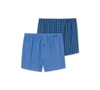 Schiesser 2 Pack Boxershorts Web sous-vêtement, Opaque, Royal_180500, XXL (Lot de 2) Homme