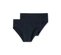 Schiesser 2 Pack Sportslip Mit Eingriff - Essential Feinripp sous-vêtement Homme (Lot de 2)